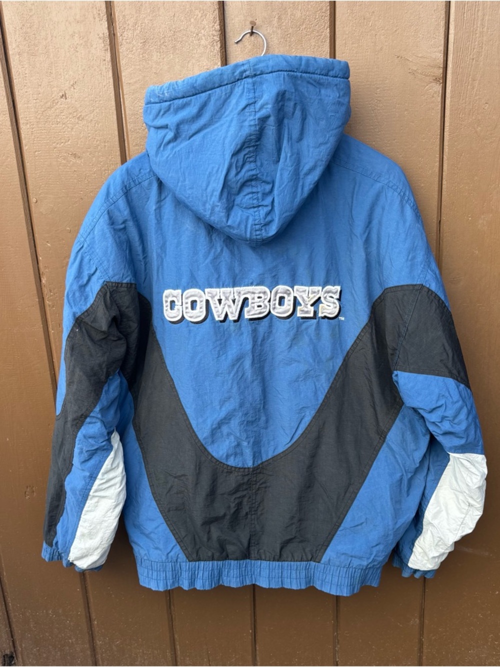 Vintage Reebok Dallas Cowboys Authentic Pro Line Large L Jacket NFL